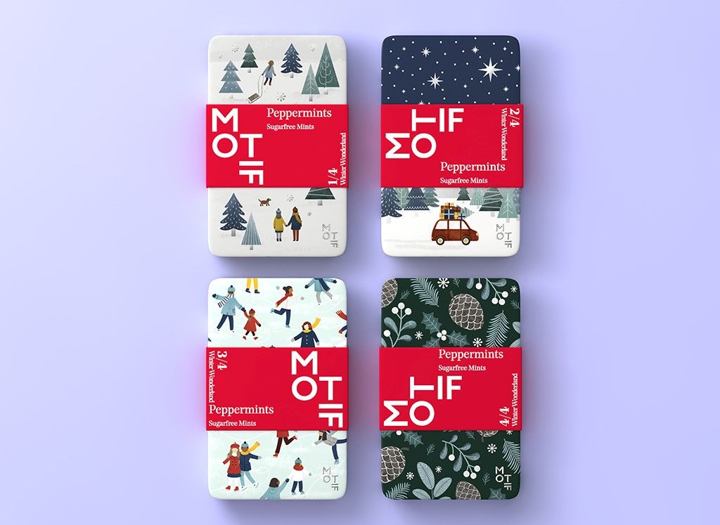 Motif Mint Tins - Holiday Collection